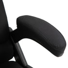 Vinsetto Massage Office Chair with 6-Point Vibration - Black-Adjustable seat height can match your desk or your sitting habit
