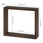 Hudson&Canal Osmond 36"W Console Table - Alder Brown-9