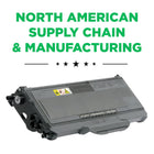 CIG Brother TN360 Remanfuactured Toner Cartridge - High Yield - Black-2-year warranty with 100% performance guarantee