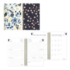 Blueline Weekly/Monthly Academic Planner - 8" H x 5" W - Blossom Design - English-13 Months, July to July