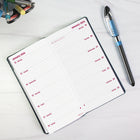 Brownline 2026 Two-Week Pocket Planner - 6" x 3-1/2" - Black - English-50% post-consumer recycled paper