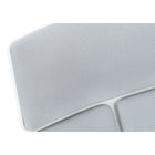 Monarch Specialties 7270 High-Back Executive Office Chair - White/Grey Fabric-Product dimensions: 25 inches L x 24.5 inches D x 45.75 inches H