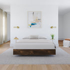 Nexera Platform Bed Frame - Queen Size - Truffle-6