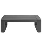 Modway Lirienne Outdoor Patio Aluminum Coffee Table - Grey-6