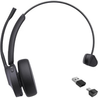 Yealink BH70 Mono USB-C/USB-A Bluetooth Headset - Microsoft Teams-3-mic beamforming noise cancellation technology