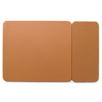 Spracht MagPad Charger and Mouse Pad - Brown-Dual Device Charging: Charge your phone and earbuds case at the same time.