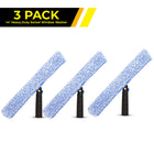Gritt Commercial 14" Heavy-Duty Swivel Window Washer - 3 Pack-Handle swivels 180° to reach tight corners, edges and sills