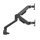 Intekview Premium Counterbalanced Dual Monitor Arm-Integrated cable management keeps your desk neat