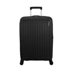American Tourister 23" Rejoy Check-in Luggage - Medium - 360-Degree Spinner - True Black-Dual Spinner wheels make it easy to navigate narrow airplane aisles as well as over a variety of surfaces