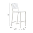 Zuo Kayu Barstool - White-6