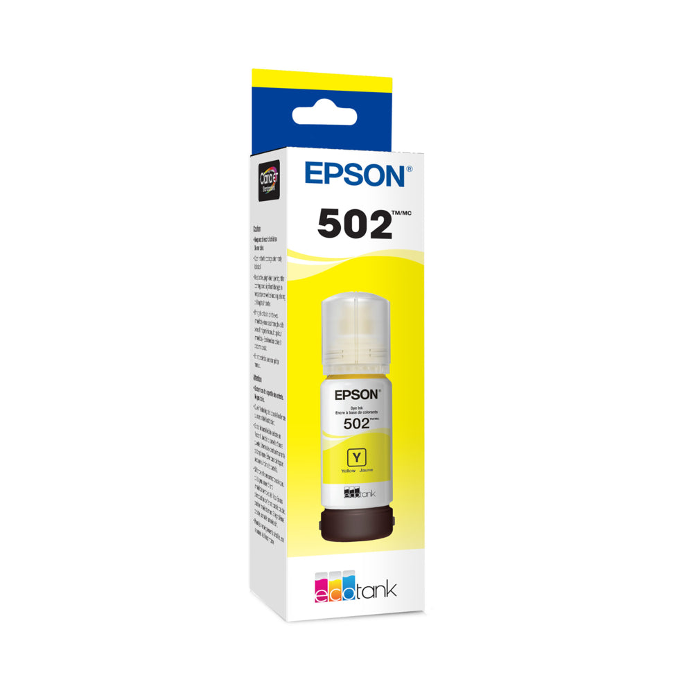 Epson T502 Ink Bottle - Standard Capacity - Yellow | staples.ca