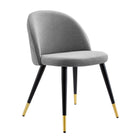 Modway Cordial Dining Chairs - Light Grey - 2 Pack-Assembly Required