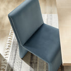 Modway Emory Upholstered Performance Velvet Dining Side Chair - Cadet Blue-Non-Marking Foot Pins