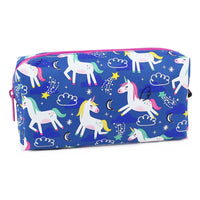 Fashion Stationery Magic Unicorns Pencil Case - Blue/Multicolour-Ideal for holding pens, pencils and small accessories