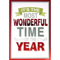 Mill Brook Studio Christmas Greeting Cards/Envelopes - 5-3/8" x 7-3/4" - The Most Wonderful Time of the Year - 18 Pack-Card shop quality greeting cards
