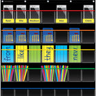 Teacher Created Resources Black Storage 35 Pocket Chart - 32.5" x 63.5"-Strong, durable and convenient