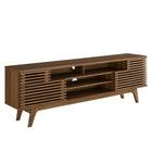 Modway Render 71" Media Console TV Stand - Walnut-Mid-Century Modern TV Stand