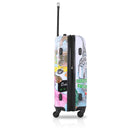 TUCCI Italy-New York Love Art 3-Piece Hardside Luggage Set-20" Carry-on Dimensions - Inner: 20" L x 13" W x 7.6" H, Outer: 22.8" L x 13.7" W x 8.2" H, Weight: 6.17 lbs