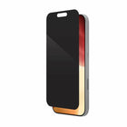 ZAGG InvisibleShield Glass Elite 2-Way Privacy Screen Protector for iPhone 17 Pro Max-Ultimate Scratch Protection: Aluminosilicate glass is strengthened with ion exchange technology for greater strength and scratch-resistance
