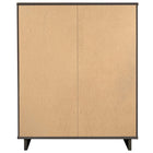 Manhattan Comfort Granville Modern Dresser and Chest Set - Dark Grey-30 Day Limited Manufacturer's Warranty