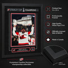 Frameworth Seth Jarvis 16" H x 20" W Replica Signature Frame Carolina Hurricanes 2026 Stanley Cup Champions - Officially Licensed NHL/NHLPA-8