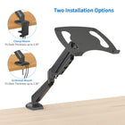 ShoppingAll SA-GM212U+D15 Adjustable Laptop Mount Stand for Laptops Up to 17" - Black-Features one USB 3.0 Port and one audio port on the base for quick access to flash drives, and convenient for charging your devices.