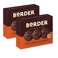 Border Dark Chocolate Gingers - 255g - 2 Pack-Border Family Biscuits since 1984.