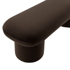 Modway Orla Performance Velvet Bench - Chocolate Brown-9