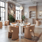Zuo Rosyth Dining Chair - Tan-Chair Weight Capacity: Supports up to 250 lb