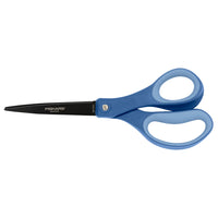 Fiskars Multipurpose Scissors - 8" - Assorted-Stainless-steel blades feature a lasting sharp edge for excellent cutting performance