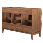 Modway Render 48" Double Sink Compatible Bathroom Vanity Cabinet - Walnut-Soft-Close Doors