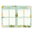 Orange Circle Studio Fruit & Flora Monthly Pocket Planner - 4.5" x 6.5" - Assorted Colours - English-Includes goal prompts