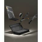 ProtoArc CaseUp Foldable Keyboard Mouse Combo - Black-This design not only facilitates portability and storage but also allows you to quickly unfold the keyboard to start work at any time and place, and power off automatically upon closure, truly realizing the freedom of mobile office