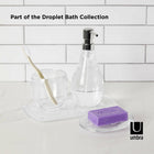 Umbra Droplet Soap Pump - 280ml - Clear-Soap Pump