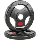 Soozier 2 x 22 lb Weight Plates Set - 2-Inch Barbell Weights Set-Includes 2 x 22 lb weight plates 