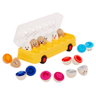 Battat Education Match & Learn Eggs-Developmental Benefits: These eggs make great tools for developing fine motor skills and learning about emotions and feelings