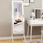HOMCOM Full Length Mirror Free - 18.5" W x 58.25" H - White-2 adjustable angles offer you a better view from top to bottom 