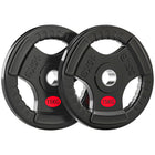 Soozier 2 x 33 lb Weight Plates Set - 2-Inch Barbell Weights Set-Includes 2 x 33 lb weight plates 