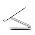 ShoppingAll Adjustable Ergonomic Laptop Stand Riser for Laptops Up to 17" - Silver - 4 Pack-The foldable design can be used anywhere in your home, and office