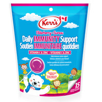 Kerr's Elderberry Immunity Support Lozenge on a Stick-Made in Canada