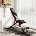 Soozier Adjustable Workout Bench-Elastic cords for a complete workout