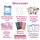 Skillmatics My Art Storybook Art Kit - Unicorn and Princess-Pick a topic or select a writing prompt to get started. Illustrate the story with drawings and stickers. Don't forget to fill in the "about the author" section!  