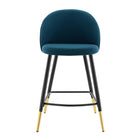 Modway Cordial Fabric Counter Stools - Azure - Set of 2-8