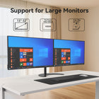 ShoppingAll Dual LCD LED Monitor Mount Stand with 2 Adjustable Arms for 13"-32" Monitors - Black-Keep your cables neat and organized with our built-in cable clips, save your desk space and keep your workstation clean