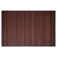 Truu Design Natural and Authentic Checkered Bamboo Floor Mat - 48 x 72 inches - Brown-Measurement: 72"L x 48"H in dimensions