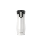 Contigo AUTOSEAL West Loop Vacuum-Insulated Stainless Steel Travel Mug with Easy-Clean Lid - 16 oz (473 mL) - Salt Frosted Pearl-No leaks or spills: AUTOSEAL lid locks between sips and is 100% leak- and spill-proof