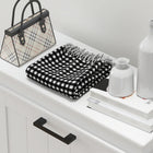 HOMCOM Narrow Shoe Cabinet with Flip Drawers & Adjustable Shelf - White-Anti-tipping design ensures extra safety  