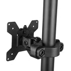 TygerClaw 17" to 32" Pole Mount Monitor Arm-Pole clamp is specifically designed to attach firmly to circular tubes, ensuring a stable and secure mounting solution