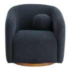 Modway Holland Swivel Chenille Fabric Armchair - Navy-7