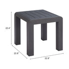 Zuo Rolig Side Table - Black-6